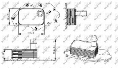 WILMINK GROUP wg1720088 -  масляный радиатор, двигательное масло